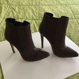 High heeled boots